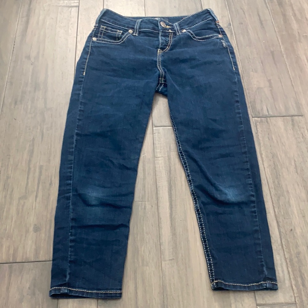 Silver Jeans Suki‎ Super Stretch High Capri Sz W28